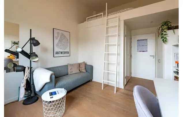 Huur 1 slaapkamer appartement van 25 m² in Antwerp