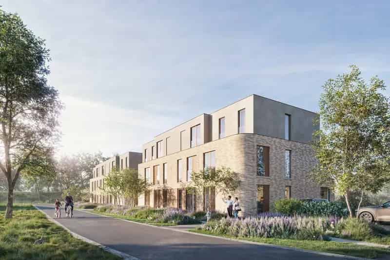 Nieuwbouwgezinswoning te Drongen 4 slaapkamers Tuin