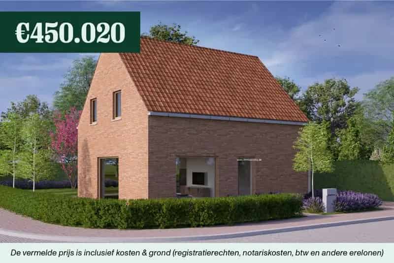 Nieuwbouw Huis 3 Slaapkamers Meulebeke