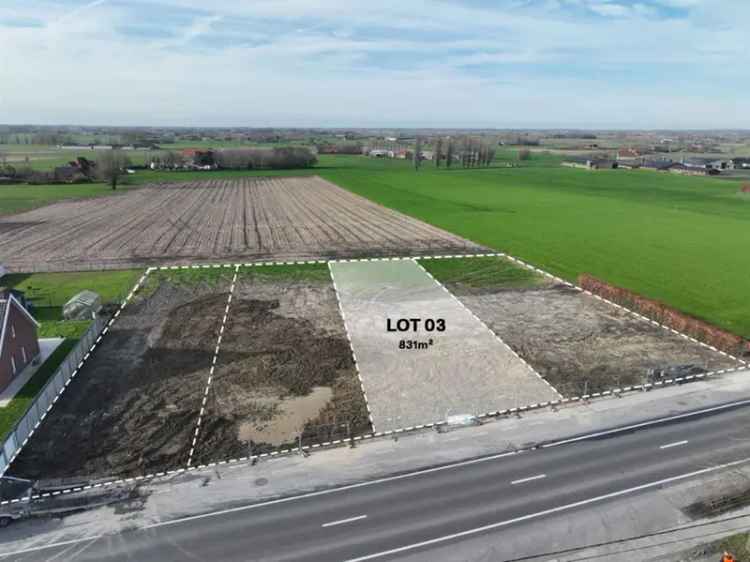 Nieuwbouw bouwgrond te koop in Tielt