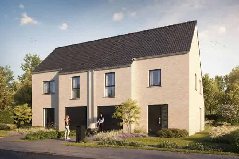 6 Halfopen Nieuwbouwwoningen te Lebbeke