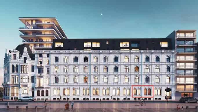 Appartement Oostende Mariakerke Frontaal Zeezicht Bel Etage