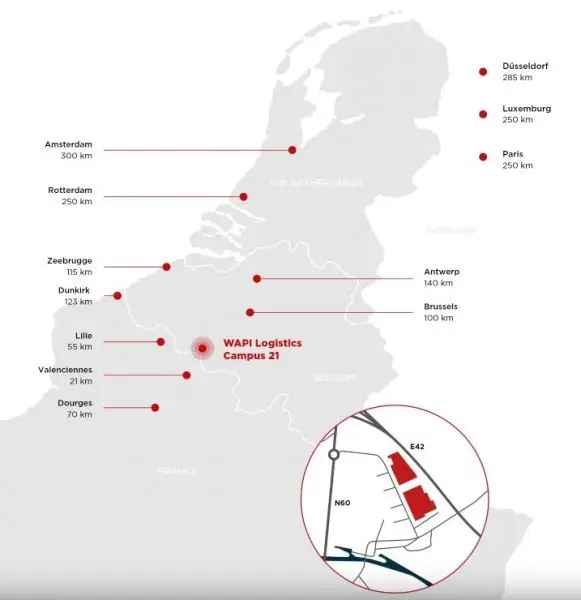 Te huur bedrijfsvastgoed in Péruwelz met mogelijkheden