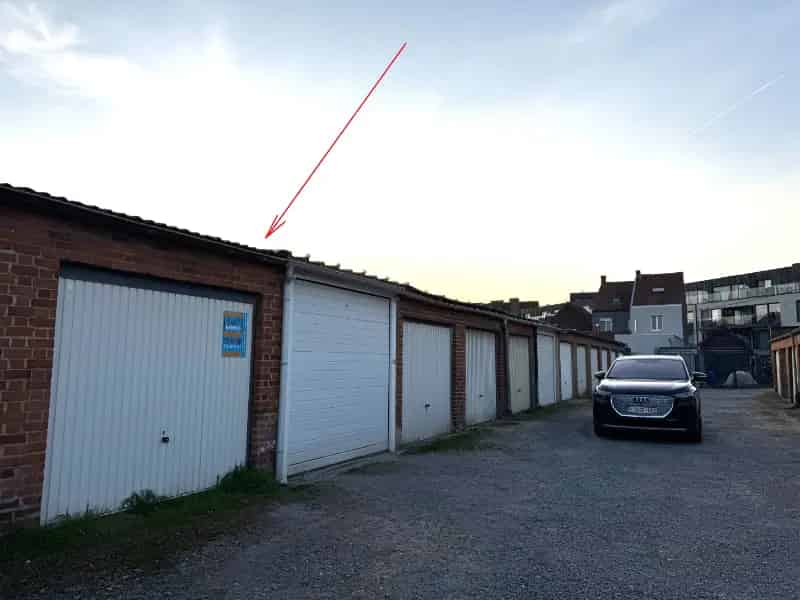 Garage te Koop Harebeke - Verhuurd 70 euro maand