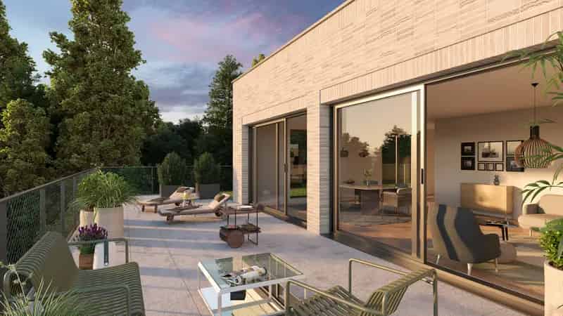 Studio te Ukkel - Nieuwbouw met Moderne Architectuur en Natuur Nabij