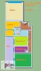 Gelijkvloers appartement Ukkel 3 slaapkamers garage renovatie