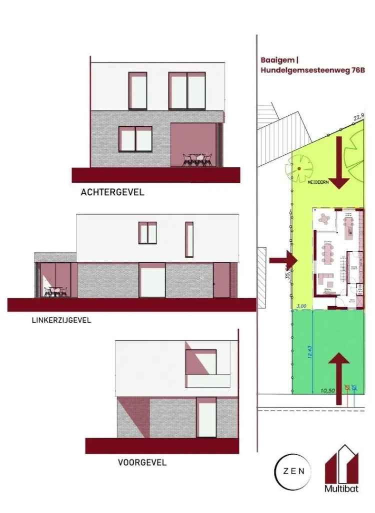 Moderne HOB (nieuwbouw) in 't mooie Baaigem