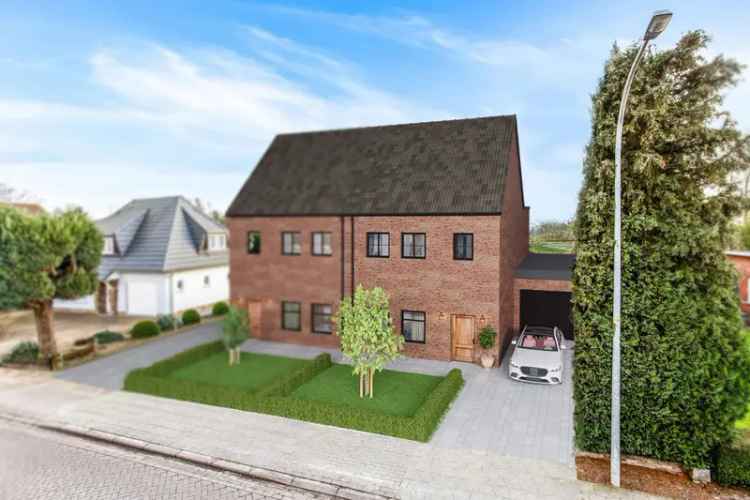 Bouwgrond Oud Turnhout Zuidgericht 464m2 Halfopen Bebouwing
