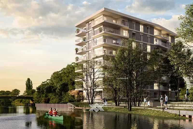 Appartement te Koop Deinze Oeverpoort 2 Slaapkamers 99m2 Terras