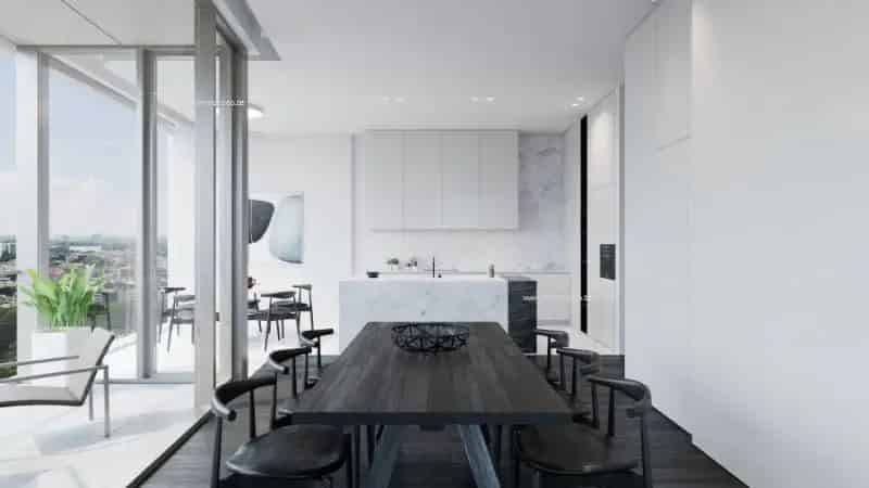 Nieuwbouw Appartement Antwerpen 2 Slaapkamers 2 Terrassen Uitzicht