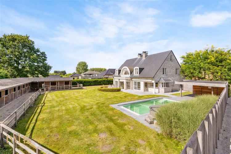 Te koop luxueuze villa met garage en tuin in Appels bij Dendermonde