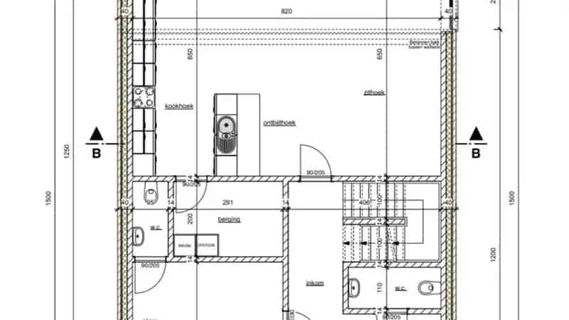 Bouwgrond 728m² Open Bebouwing Vergunning