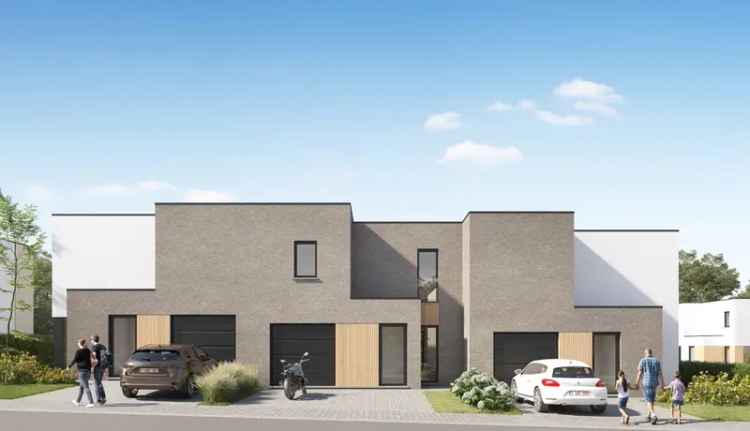 Moderne, halfopen woning