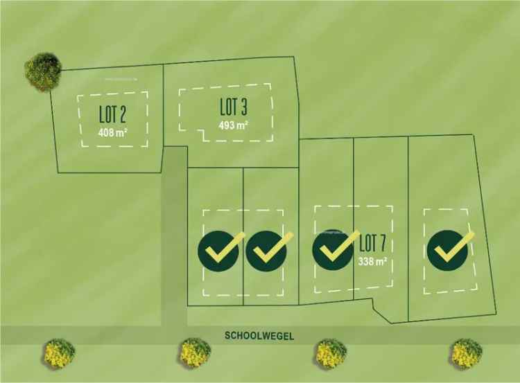 Nieuwbouw bouwgrond te koop in Handzame