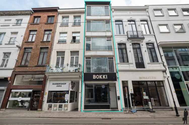 Huis te Koop Antwerpen: Opbrengsteigendom met Handelsgelijkvloers