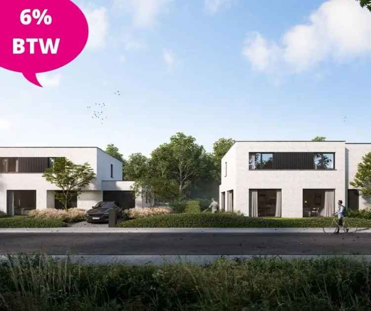 2 Klassevolle nieuwbouwvilla's met 5 slaapkamers op rustige ligging