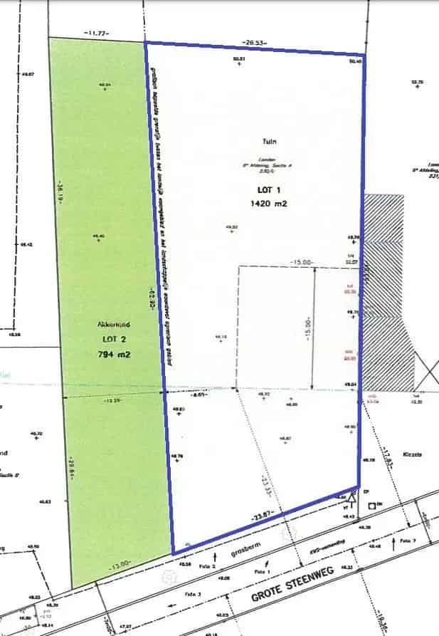 Bouwgrond 14a 20ca HOB