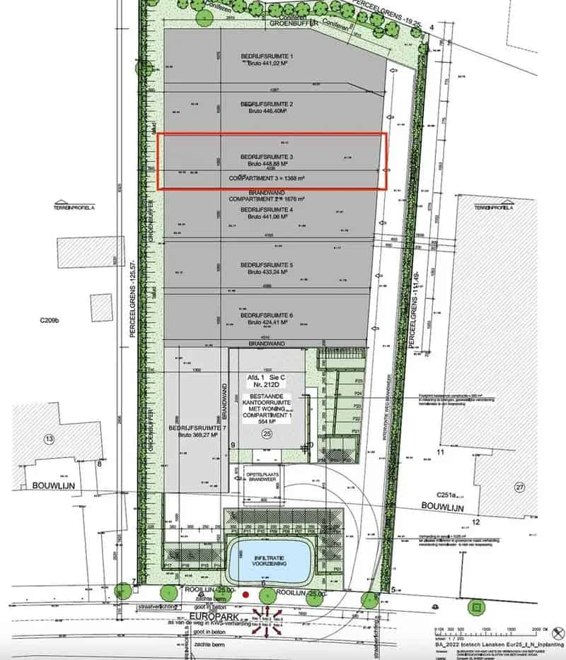 KMO-unit 450m² te huur