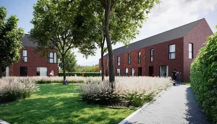 Nieuwbouw Huis Te Koop Melsele 3 slaapkamers Zuidgericht Perceel