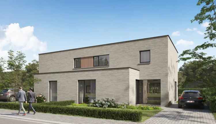 Moderne nieuwbouwwoningen