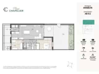 Appartement te koop Herve 2 slaapkamers ruim terras