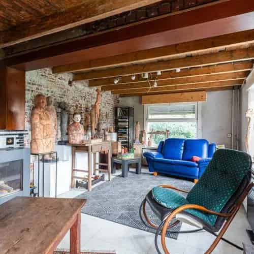 Landelijke woning te renoveren met atelier 1664m²