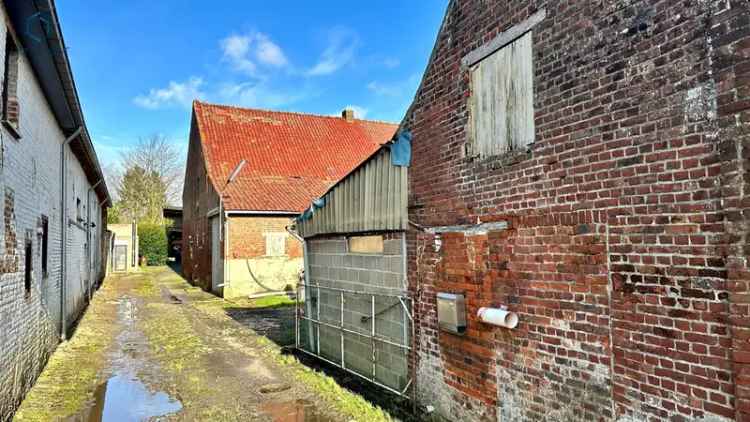 Charmante te renoveren hoeve te Galmaarden