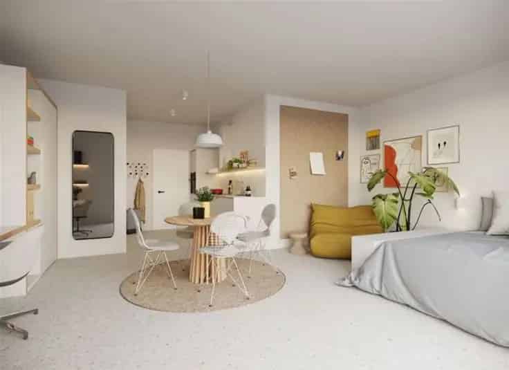 Studio te Koop Brussel Centrum - Studentenkot - Hoog Rendement