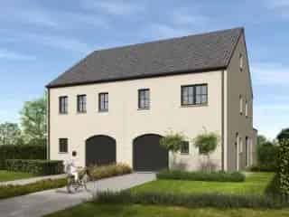 Nieuwe energiezuinige halfopen woningen Waasmunster