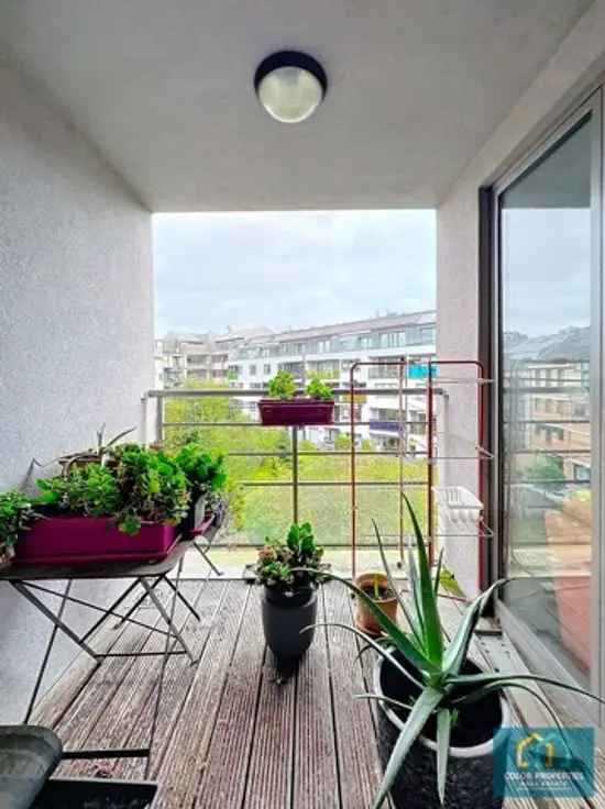 Aankoop appartement met terras en 2 slaapkamers in EU district