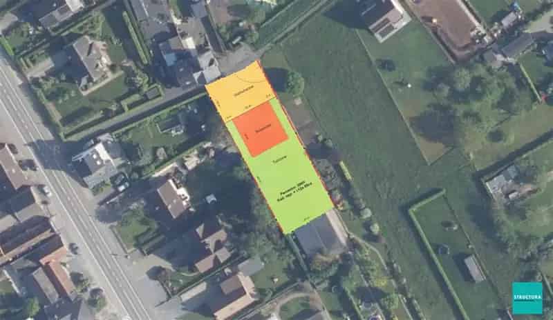 Bouwgrond Mazenzele 12a 80ca Open Bebouwing