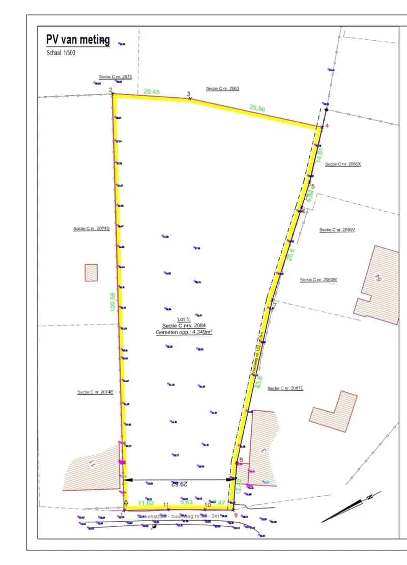 Landelijk Bouwperceel 43a49ca