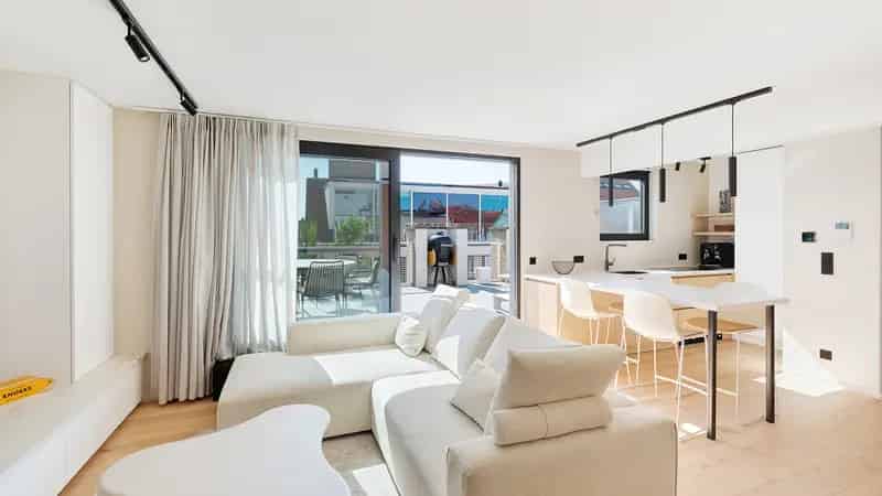 Dakappartement te huur Knokke - 2 terrassen - 2 slaapkamers
