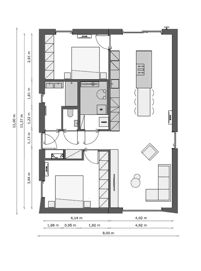 Instapklare Laagbouw Woning 108m² - 2 slaapkamers - Energiezuinig