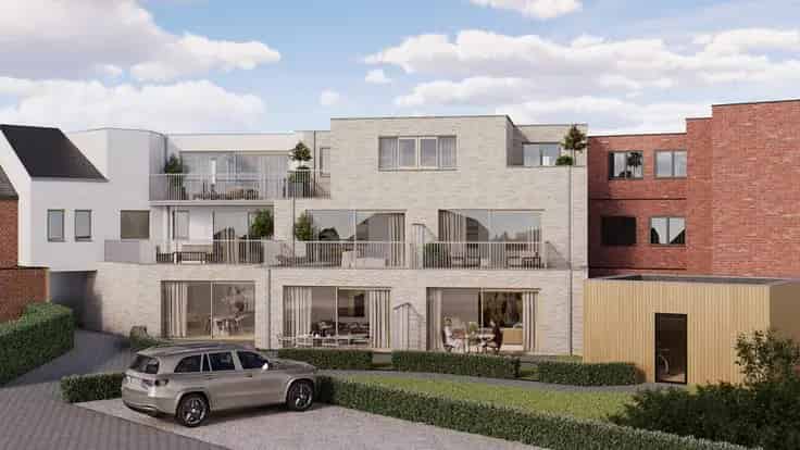 Nieuwbouwappartement Sint-Amands 2 slaapkamers Ruim terras