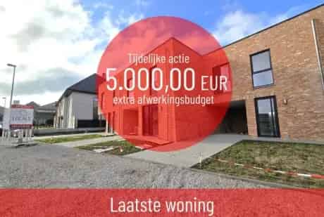 Nieuwbouw woning Erpe-Mere 3 slaapkamers 12 zonnepanelen E-peil -15