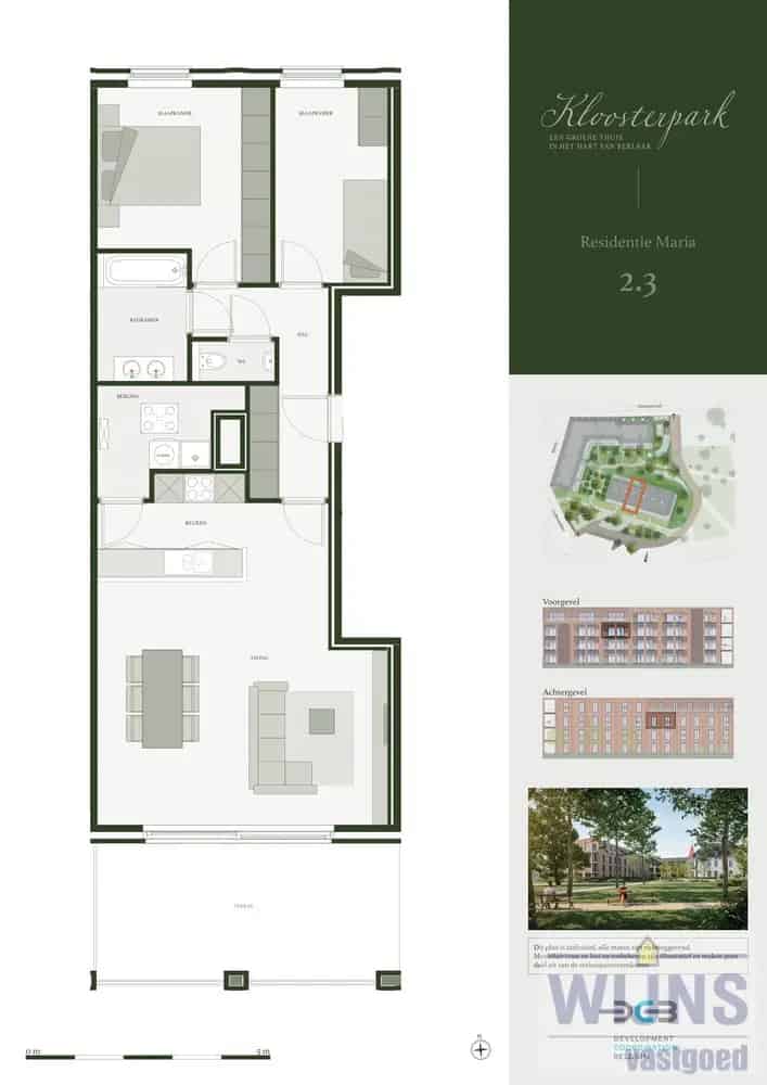 Appartement te huur Berlaar 2 slaapkamers 90m² terras
