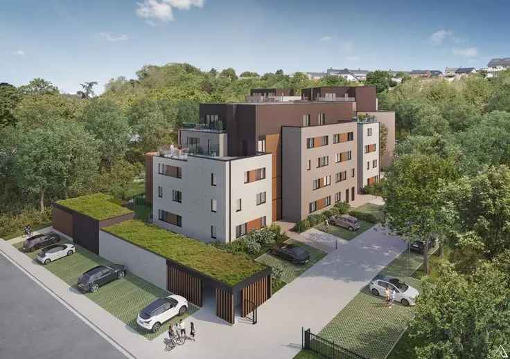 Te koop appartement in Seilles met tuin en terras in gesloten woonzone