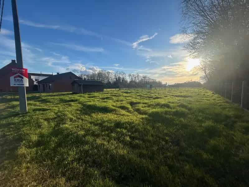 Bouwgrond 1339m² Wevelgem Zuidwest Tuin