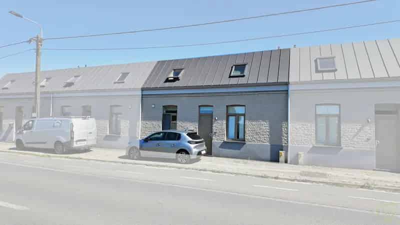 Huis te huur Adegem: gerenoveerde woning met terras en open zicht