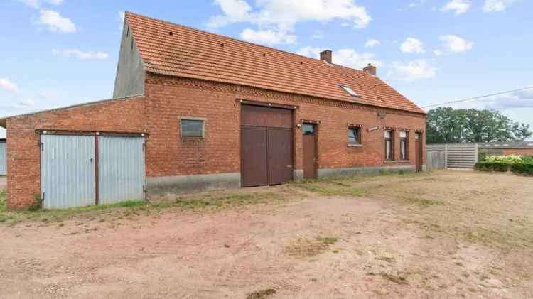 HEIST-OP-DEN-BERG - Te renoveren landbouwwoning met loods op 2,3 Ha