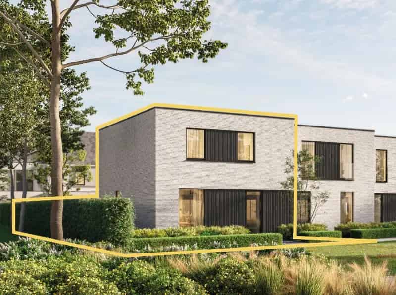 Nieuwbouw Huis te Koop Moorsele 3 slaapkamers Zuidtuin