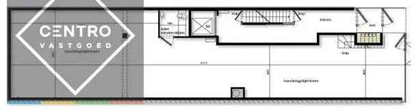 NB HANDELSRUIMTE (147m²) met voortuin en ruime KELDER (84m²). Op de zeedijk van Blankenberge, tegenover vernieuwde pier!