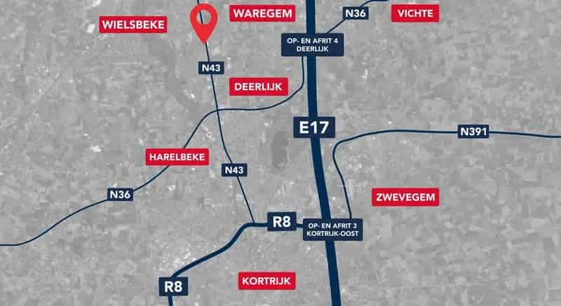 Nieuwbouw KMO Unit 220m² te Koop Waregem N43