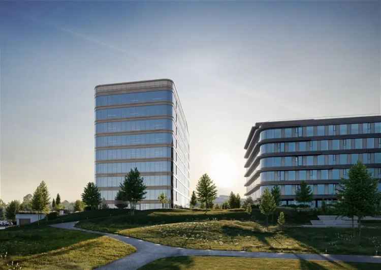 Huur nieuwbouwkantoren in Park 7 met 669m² ruimte