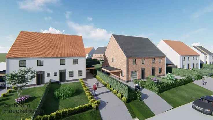 Te koop halfopen BEN woning in Lierde met energiezuinige features