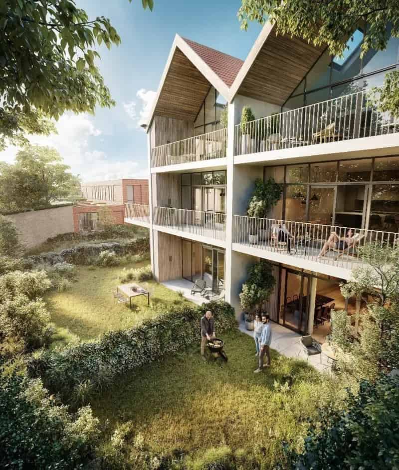 Penthouse 2 slaapkamers Prinsenhof unieke renovatie