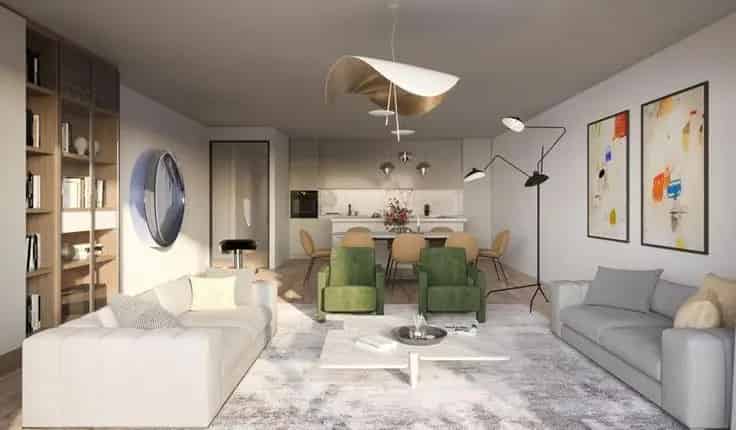 Studio te Koop Brussel Abdij Ter Kameren 56m2 Terras