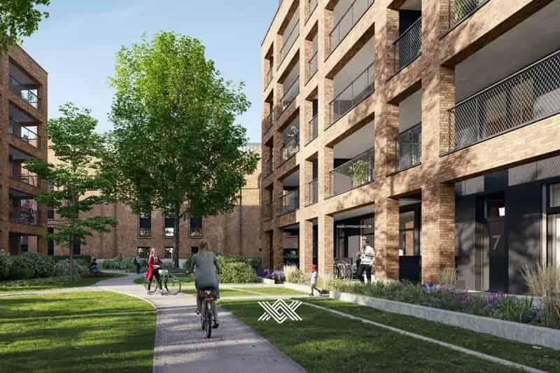 Nieuwbouw Studio Gent 54m² Terras Oude Dokken