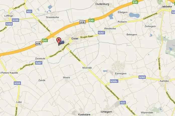 Industriegrond 4450m² te Huur Gistel